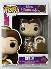 Funko Pop Disney Princess 221 Gold Belle w/ Pin Funko Shop Exclusive w/Protector