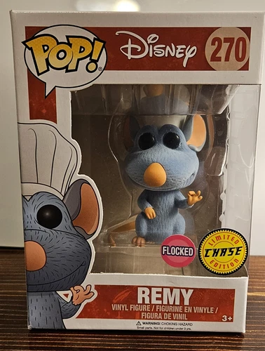 Funko Pop! Disney Ratatouille *Remy* #270 Vaulted/Flocked/Chase L.E.