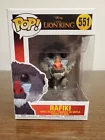 Funko Pop! Disney The Lion King Live Movie Rafiki #551 vinyl figure double boxed