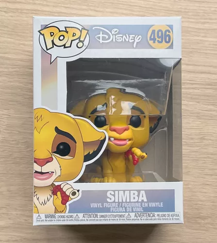 Funko Pop Disney The Lion King Simba #496 + Free Protector