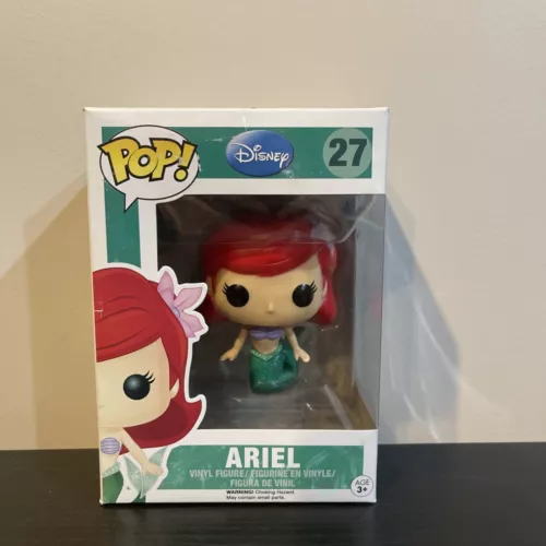 Funko Pop Disney The Little Mermaid Ariel #27 Vinyl Figure Disney Logo