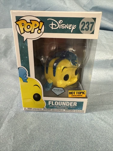Funko POP! Disney -The Little Mermaid -Flounder (Diamond Glitter) #237 Hot Topic