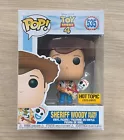 Funko Pop Disney Toy Story Sheriff Woody Holding Forky #535 + Free Protector