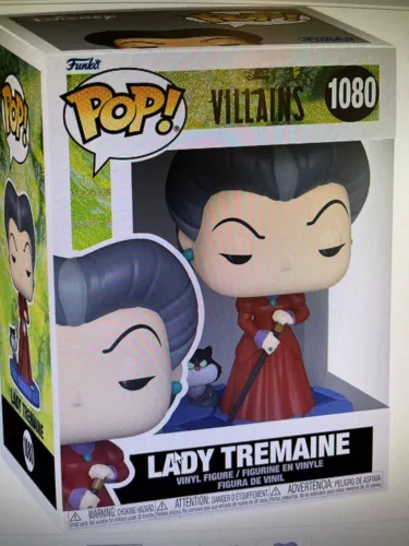 Funko Pop Disney Villains Lady Tremaine NIB 1080 Cinderella Wicked Stepmother