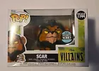 Funko Pop! Disney Villains: Scar (The Lion King) 1144 Specialty Series New