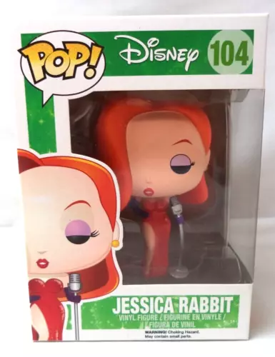 FUNKO POP DISNEY WHO FRAMED ROGER RABBIT JESSICA 104 VINYL TOY FIGURE!!!