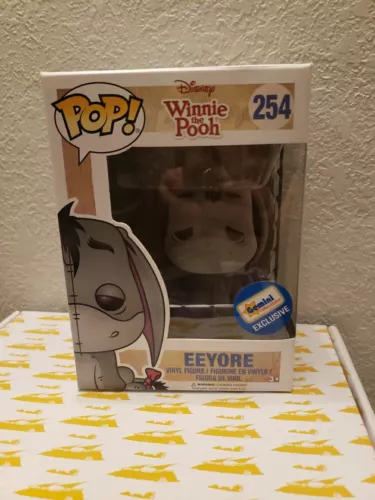 Funko Pop Disney Winnie The Pooh #254 Eeyore Flocked Exclusive BLEMISHED