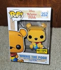 Funko Pop! Disney Winnie the Pooh (Seated) (Flocked) #252 Hot Topic w/Protector