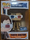 Funko Pop Doctor Who #233 Tenth Doctor (3D Glasses) Hot Topic  - Dented Box