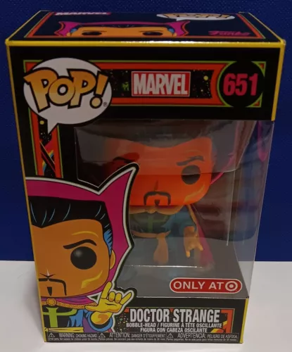 Funko POP! - Dr. Doctor Strange (Blacklight) - Target - Marvel #651 - Near Mint