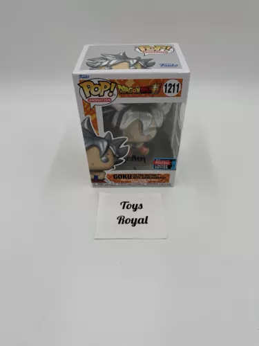 Funko Pop Dragon Ball Goku Ultra Instinct With Kamehameha 1211 Fall Convention