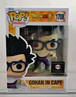 Funko Pop Dragon Ball  SH Gohan In Cape #1708 Chalice Collectibles Exclusive