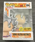 FUNKO POP DRAGON BALL SUPER GOKU ULTRA INSTINCT 1694 GITD HOT TOPIC EXCLUSIVE