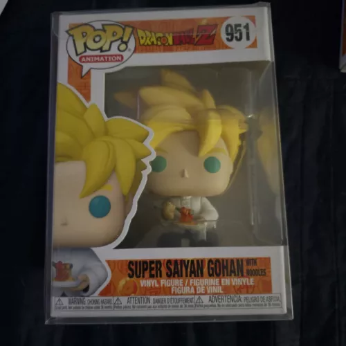 Funko Pop! Dragon Ball Z - Super Saiyan Gohan with Noodles #951 W/ Protector