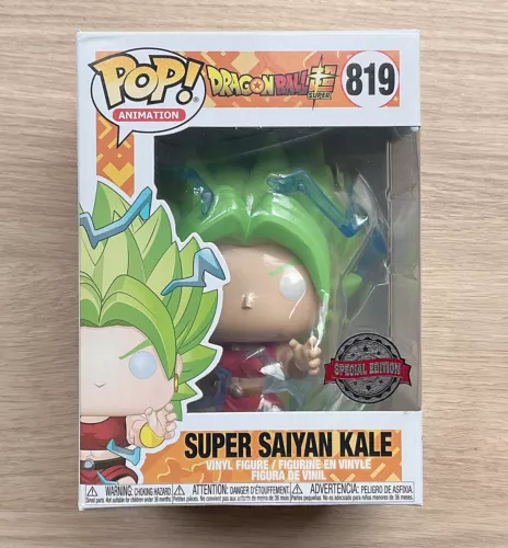 Funko Pop Dragon Ball Z Super Saiyan Kale #819 + Free Protector