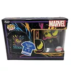 Funko Pop! Eddie Brock Venom #869 Includes Medium T-Shirt Blacklight Black Light