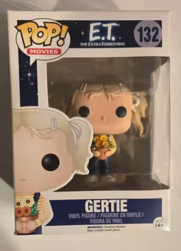 Funko Pop! E.T. The Extra-Terrestrial Gertie #132 Vinyl Free Ship + protector