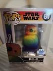 Funko POP EXCLUSIVE Vinyl Star Wars BB-8 - #61 Rainbow Pride rare vinyl figure