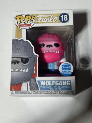 Funko Pop Exclusive Wolfgang Shop Exclusive Vinyl Figure 18 Pink w/protector