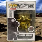 Funko Pop! Fallout #49 Power Armor (Golden) GameStop Exclusive w/ Protector