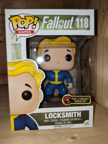 Funko POP! Fallout: Locksmith - Play & Collect Exclusive Vinyl Figure 118 NEW