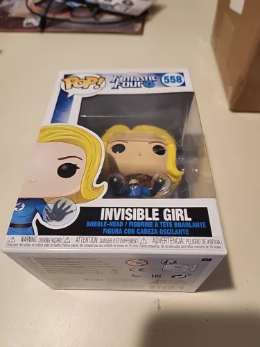 Funko Pop Fantastic Four Invisible Girl Vinyl Figure #558 Marvel Comics New