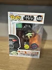 Funko Pop! Figure 488 Star Wars Dark Trooper with Grogu Special Edt Glow GITD