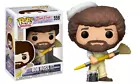 Funko Pop! Figure: Bob Ross in Overalls & Paintbrush *Vaulted* w/protector #559