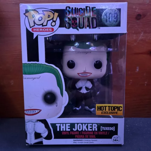 Funko Pop! Figure - Suicide Squad The Joker Tuxedo #109 - VAULTED (Good Cond.)