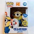 Funko POP Fire Alarm Minion FYE Exclusive Glows in the Dark 126 Protector GITD