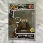 Funko Pop Five Nights At Freddy’s 111 GITD Nightmare Freddy In Pop Protector New