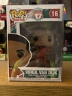 FUNKO POP! FOOTBALL #16 VIRGIL VAN DIJK LIVERPOOL FC SOCCER NEW W/ PROTECTOR