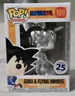 Funko Pop Funimation : Goku & Flying Nimbus Silver Chrome #109 Vinyl Figure