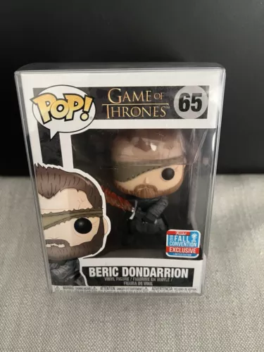 Funko Pop Game of Thrones Beric Dondarrion # 65 AUTHENTIC Fall Convention