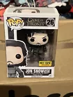 FUNKO POP GAME OF THRONES HOT TOPIC EXCLUSIVE CASTLE BLACK JON SNOW #26