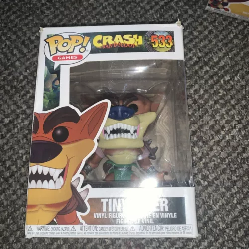 Funko Pop Games #533 Crash Bandicoot Tiny Tiger Vinyl Figure Vaulted Funko