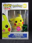 Funko Pop Games 553 Pokemon Flocked Pikachu Waving Zavvi