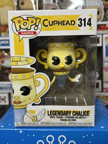 Funko Pop! Games: Cuphead - Legendary Chalice #314 Vaulted Figure with Protector