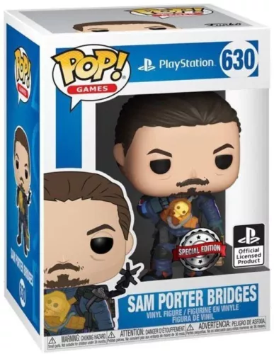 FUNKO POP GAMES DEATH STRANDING #630 SAM PORTER BRIDGES (PLAYSTATION) VINYL 🚨