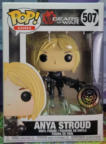 Funko Pop! Games: Gears of War - Anya Stroud #507 Collector's Box Exclusive