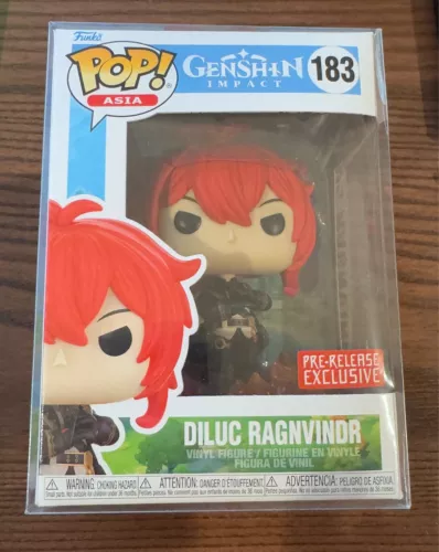 Funko Pop! Games: Genshin Impact - Diluc Ragnvindr #183 Pre-Release EXCLUSIVE