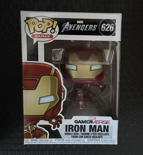 Funko Pop Games! Marvel Avengers Iron Man #626 Vinyl Figure GamerVerse!