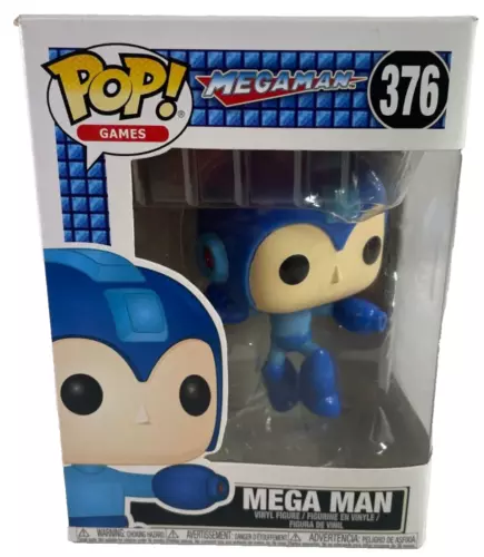 Funko Pop! Games: Mega Man - Jumping Mega Man #376 Vinyl Figure