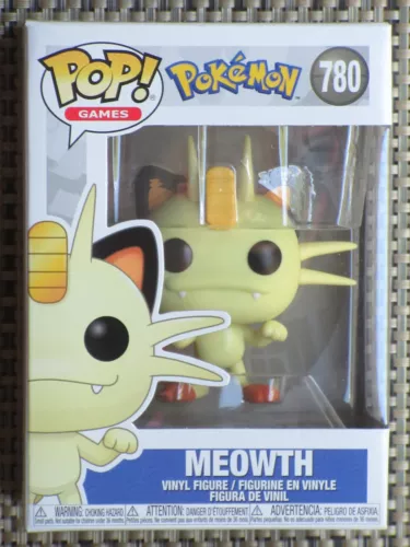 Funko POP Games Meowth action figure vinyl figure #780 Pokemon