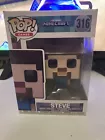 FUNKO POP GAMES - No. 316 - NEW - MINECRAFT - STEVE Fast And Free Postage