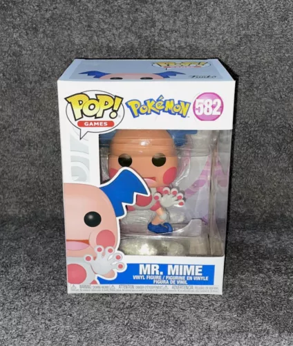 FUNKO POP GAMES - No. 582 - NEW - POKEMON / POKÉMON - MR. MIME