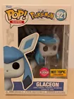 Funko POP! Games: Pokemon - Glaceon *Flocked* #921 HOT TOPIC EXCLUSIVE