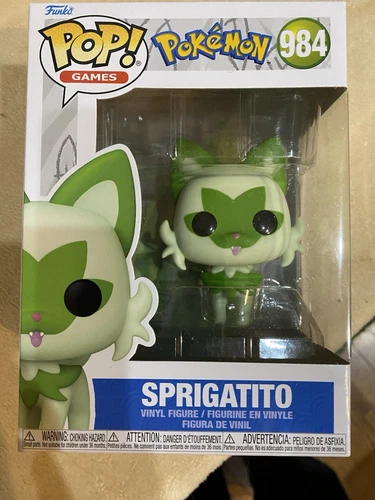 Funko POP! Games - Pokemon S14 Vinyl Figure - SPRIGATITO #984 - New in box