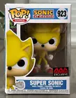 Funko Pop Games Sonic The Hadgehog # 923 Super Sonic Figure AAA Exclusive