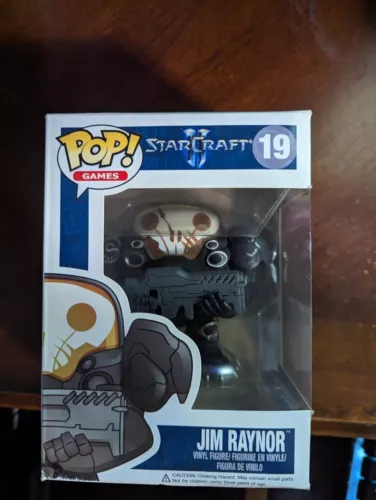 Funko Pop! Games Starcraft II Jim Raynor #19 NIB Vaulted
